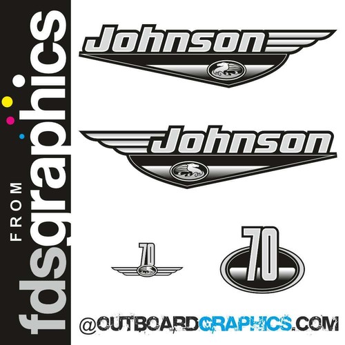 Johnson decalcomanie kit - 70, cv