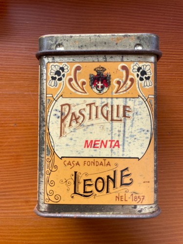 Scatola latta pastiglie - scatola,