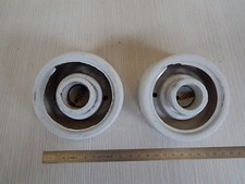 2 Applique lampada da parete in ceramica originali vintage nuovi