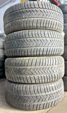KIT 4x 245/45 R18 100V PIRELLI PNEUMATICI INVERNALI USATI RUNFLAT 5MM DOT2017