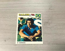 Figurina Calciatori Ed. EDIRAF - World Cup 1974 - GARRINCHA N. 25 -  Da BUSTINA