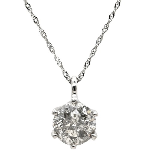 Collana diamante ct - 1,00,