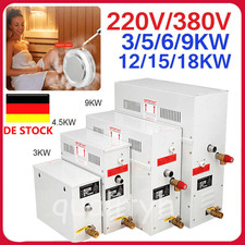 Automatico 6/9/12KW Generatore di Vapore Controllo per Sauna Spa Doccia DE STOCK