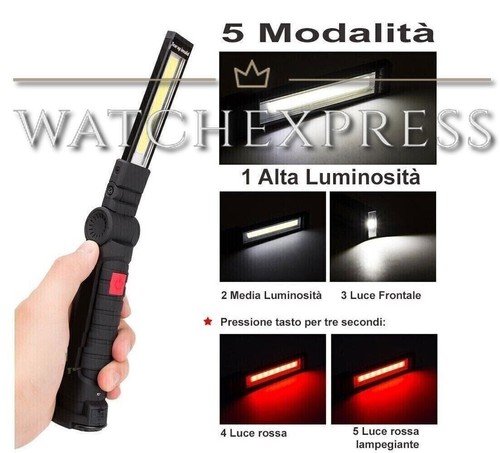 Lampada torcia lavoro calamita - lampada,