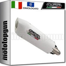 scarico omologato alluminio bianco gpr albus ceramic per bmw r 1200 r 2008 08