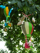 Mongolfiera in pannolenci fatta a mano per culla giostrina bimbo regalo nascita