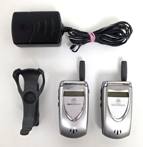 Motorola v60i silver flip - motorola,