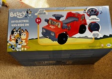 Auto giocattolo per bambini Bluey 2025 Ride On Jeep 6V con suoni