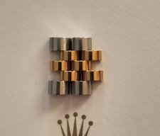 Genuine Rolex Link 2 maglie acc/oro Jubilée mm 15,4 bracelet  62523H Gmt   