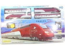 Set treno passeggeri Mehano H0 Thalys, luce, DC, PERFETTO in confezione originale, testato #60975