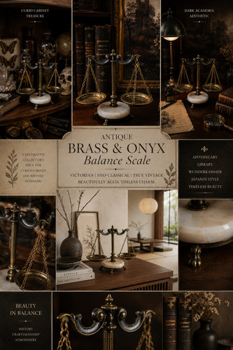 Antica bilancia ottone - antica,