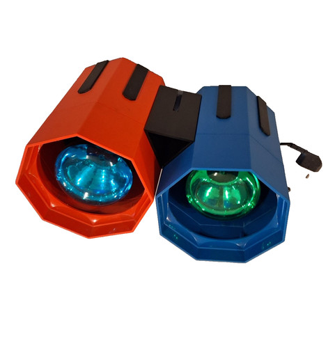 Faro colorato vintage blu - vintage, e
