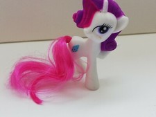 MCDONALD'S MY LITTLE PONY 2011 MC DONALD'S RARITY HASBRO VINTAGE WHITE PINK TAIL