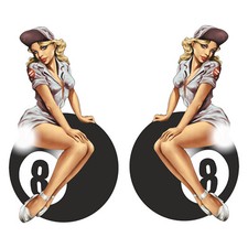 Set adesivi pin up 60 cm