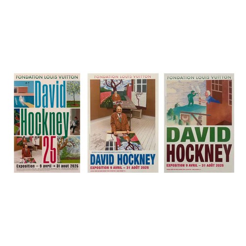 David hockney set 3 - hockney,, of