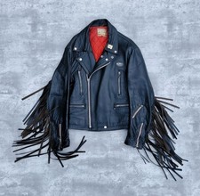 Giacca pelle moto vintage anni