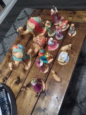 Stampo Olanda in ceramica vintage set di 15 presepe natalizio