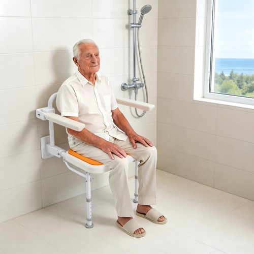 Sedia doccia pieghevole - sedia, da