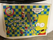 SIMPSONS 3-D CHESS Board Game