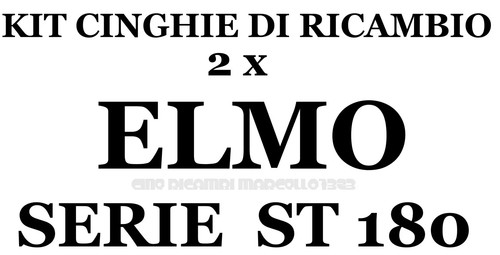 Kit cinghie ricambio x - kit, di