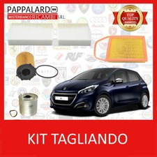 KIT TAGLIANDO MANUTENZIONE 4 FILTRI PER PEUGEOT 208 1.4 HDI DAL 2012 IN POI