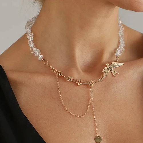 Collana cristallo ciondolo - collana,