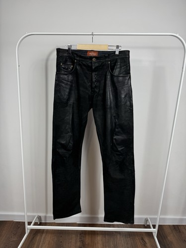 Montgomery pantalone pelle - montgomery,