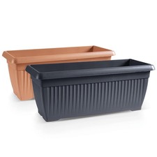 Vaso rettangolare terra dtt - rettangolare,