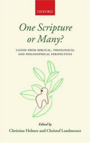 One scripture many canon - one, many?: