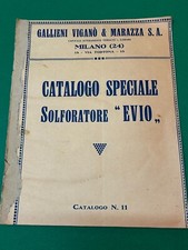 catalogo SOLFORATORE EVIO Viganò & Marazza MILANO  primi novecento VINO