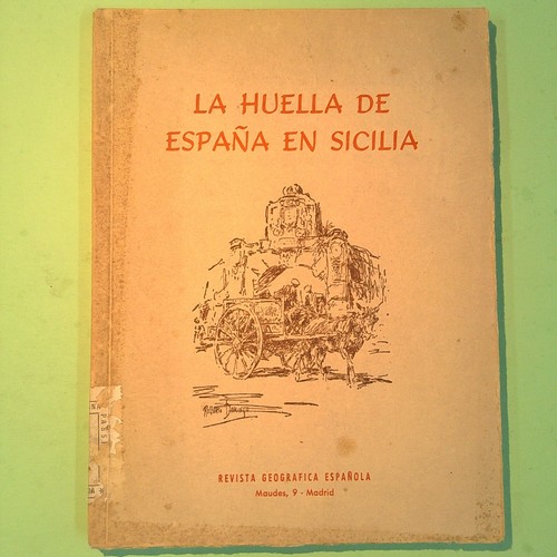 Huella espana en sicilia - la, de