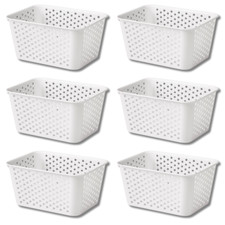 6x Cestino Portaoggetti Rete