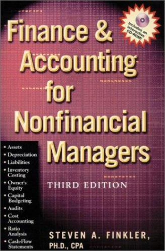 Finance and accounting for - and,