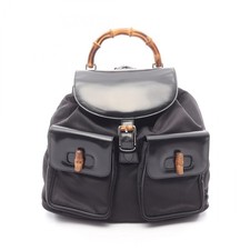 GUCCI Zaino Bambù Zaino Nylon