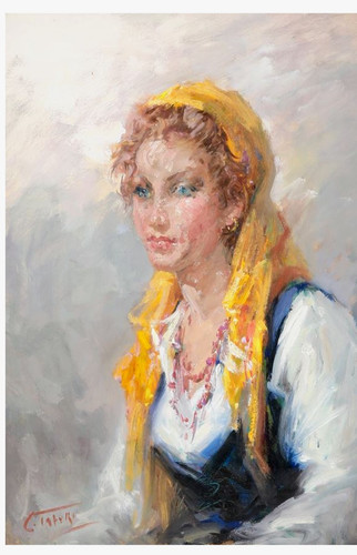 Olio tela clemente - su,
