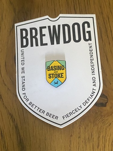 Brewdog basingstoke pin badge - brewdog,