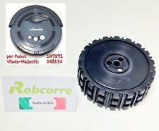 Ruota Rotella Gomma Copertone Ricambio Robot Vileda M-488A 147271 148232