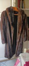 pelliccia visone  selvaggio usata taglia 44
