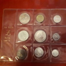 Lire 1970 Serie "La Zecca di Roma"