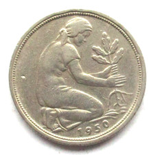 BRD 50 Pfennig 1950 G Banca