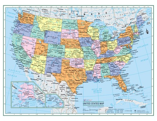 Poster colori mappa - poster, a