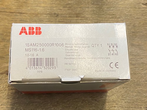 Abb ms116 salvamotore - abb, ms116-1.6