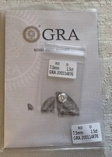 Diamante moissanite ct - moissanite, 1,5