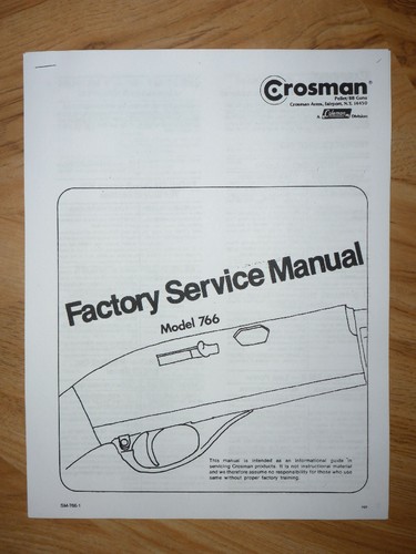 Crosman 766 manuale - 766,