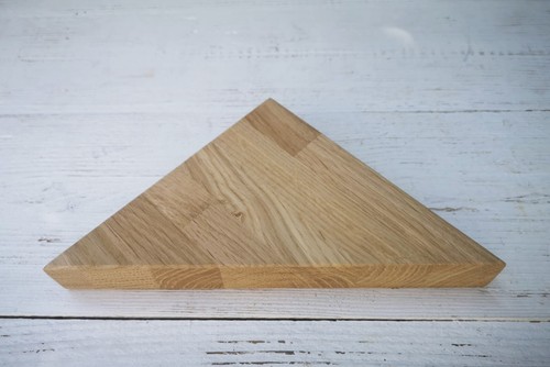 Piccolo ripiano angolare legno