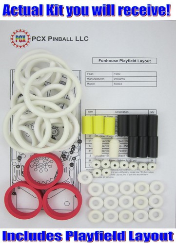 Kit anelli gomma flipper - gomma,