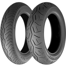120/90-17-64H 170/80/15-77H COPPIA GOMME PNEUMATICI BRIDGESTONE PER MOTO CUSTOM