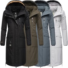 Ragwear da Donna Giacca Invernale Corto Cappotto Parka Caldo Foderato Refutura