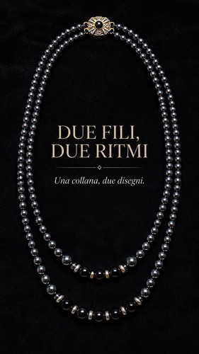Collana con chiusura gioiello - con,