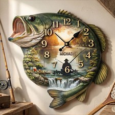 Orologio da Parete Pesca